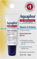 BL Aquaphor Lip Protectant Spf#30 0.35oz (6 Pieces) Display 
