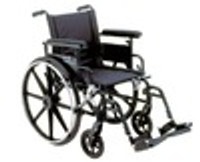 Drive Aluminum Viper Plus GT - Deluxe High Strength, Lightweight, Dual Axle with Full Arms and Swing Away Footrest