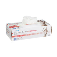 Exam Glove McKesson X-Large NonSterile Vinyl Standard Cuff Length Smooth Clear Not Rated
