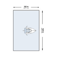 Campo ortopédico mckesson campo para artroscopia de hombro 102 ancho x 160 l pulgadas estéril
