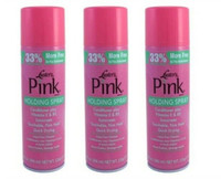 BL Lusters Pink Holding Spray Quick Drying 14 oz Bonus Size - Pack of 3
