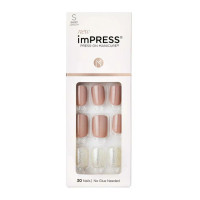 BL Kiss Impress Press-On-Manicure Kit 30 Ct 1 More Chance Short - Pack of 3