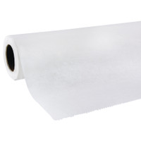 Papier de table mckesson 18 pouces de largeur blanc lisse
