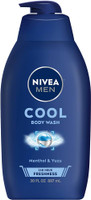 BL Nivea Men Body Wash Cool Menthol & Yuzu 30oz - 3 kpl pakkaus