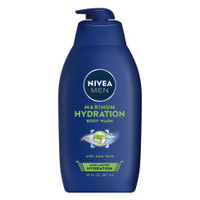 BL Nivea Men Body Wash Maksimal fuktighet med Aloe Vera 30oz - Pakke med 3