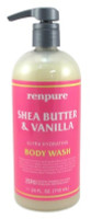 BL Renpure Body Wash Shea Butter And Vanilla Hydrating 24oz - Pack of 3