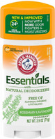 Déodorant BL Arm & Hammer 2,5 oz Essentials Fresh - Paquet de 3