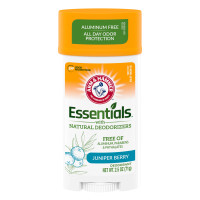 Déodorant BL Arm & Hammer 2,5 oz Essentials Baie de Genévrier - Paquet de 3