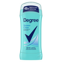 BL Degree Deodorant 2,6oz Womens Shower Clean - 3 kpl pakkaus