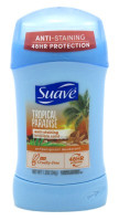BL Suave deodorantti 1,2 unssia 48 h Tropical Paradise Invisible Solid - 3 kpl pakkaus