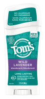 BL Toms Natural Deodorant Stick Langtidsholdbar Wild Lavender 2,25 oz - Pakke med 3