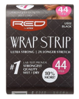 Bl kiss red wrap strip ultra sterk svart 44 strips 3,5 tommer (6 stykker)