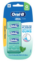 BL Oral-B Glide Floss Pro-Health Mint 131.2 ياردة قيمة 3 عبوات - عبوة من 3 قطع