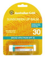 BL Australian Gold Spf 30 Lip Balm 0,15 oz hver - Pakke med 3