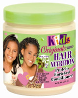 BL Africas Best Kids Original Conditioner Nutrition Hair Nutrition 15oz צנצנת - חבילה של 3