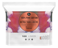 BL L. Liners Størrelse 1 Ultra Thin Regular 100 Count - Pakke med 3