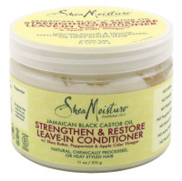 BL Shea Moisture Jamaican Black Conditioner Leave-In צנצנת 11oz - חבילה של 3