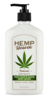 Lotion pour le corps BL Hemp Heaven Pêche blanche et jasmin Pompe 18 oz - Paquet de 3