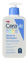 BL Cerave Baby Wash En Shampoo 8oz Pomp - Pakket van 3
