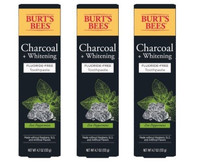 BL Burts Bees Dentifrice Charbon Plus Blanchissant 4,7 oz - Paquet de 3