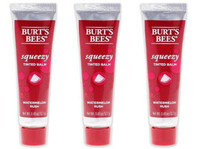 Bl burts bees tonet leppepomade squeezy vannmelon rush (3 stykker)