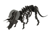 Pt quebra-cabeça triceratops 3d