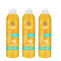 BL Australian Gold Contínuo Spf 15 Spray 6 onças Ultimate Hydration - Pacote de 3