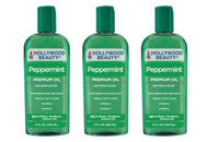 BL Hollywood Beauty Peppermint Premium Oil 8oz - Pack of 3