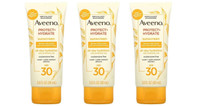 BL Aveeno Spf 30 Protect +Hydrate Sunscreen All-Day Hydration 3oz - Pack of 3