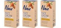 BL Nair Hair Remover Face Cream Moisturizing 2oz - Pack of 3