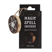 PT Magic Spell " Happiness" White Sage Incense Cones 15 Count
