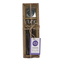 PT Third Eye Chakra Lavender Incense Wooden Box Gift Set