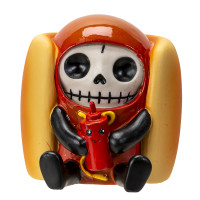 PT Furrybones Mini figurine en résine Frank le Hotdog Skull