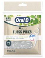 BL Oral-B Eco Floss Picks Mint 75 Count - חבילה של 3