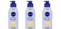 BL Nivea Lotion שמן וניל/שמן שקדים 16.9 אונקיות משאבה - חבילה של 3