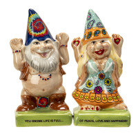 PT Hippie Gnomes Salt and Pepper Shaker Set