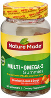 Nature Made Multivitamin + Omega 3 Gummies 80 Ct