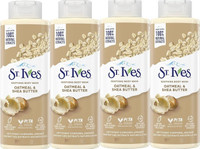 OW St Ives Bodywash 4 Pack X 22 Oz Soothing Oatmeal & Shea Butter