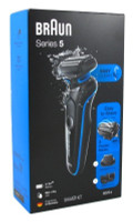 Máquina de barbear Bl braun série 5 #5020s limpa e fecha úmida e seca