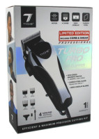 Kit de máquina de cortar cabelo Bl tyche turbo pro 4 acessórios incluídos