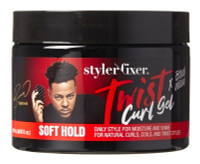 BL Kiss Red Bow Wow Styler Fixer Twist Curl Gel Soft Hold 6oz - Paquete de 3