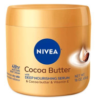 BL Nivea Body Cream Cocoa Butter Deep Nourishing Serum 16oz Jar - Pack of 3