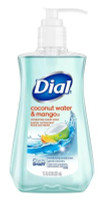 BL Dial סבון נוזלי מים קוקוס ומנגו 7.5 oz - חבילה של 3