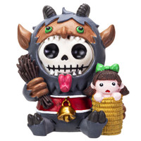 PT Furrybones Krampus Skull Mini Resin Figurine