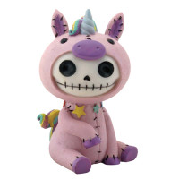 PT Furrybones Unie the Unicorn Skull Resin Figure