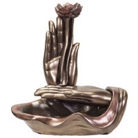 PT Buddha Hand Resin Backflow Incense Burner 