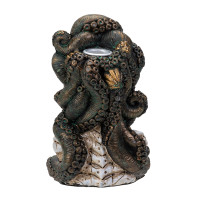 PT Octopus Skeleton Witch Resin Backflow Incense Burner 