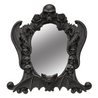 PT Gothic Nosferatu Hand Finished Resin Stand Mirror