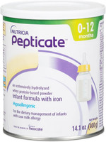 Pepticate Fórmula infantil hipoalergénica en polvo para alergia a la leche de vaca, 14,1 oz