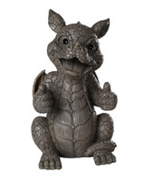 PT Thumbs Up Dragon Figurine en résine pour décoration de maison et de jardin